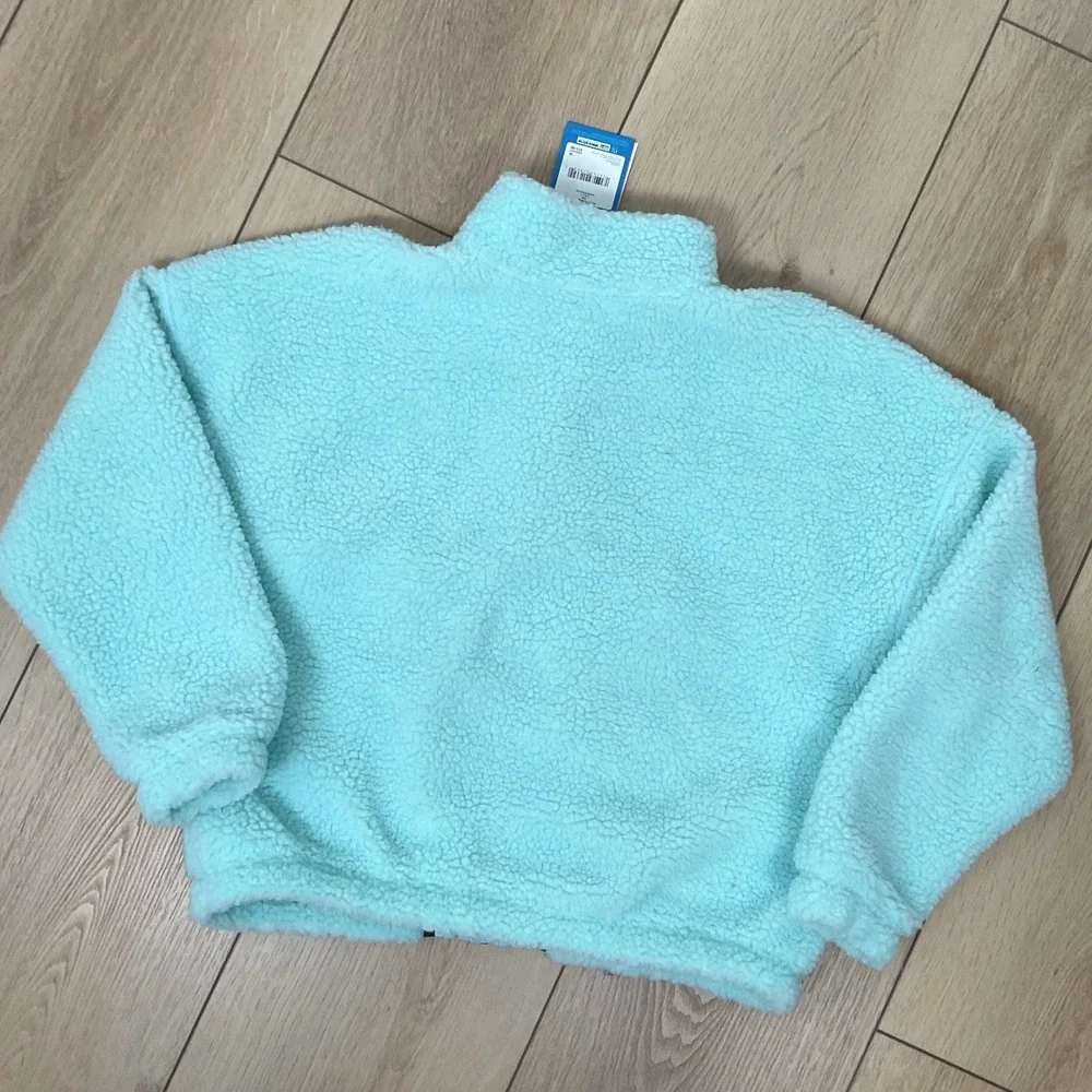 DSG Girls Cozy Fleece Full‎ Zip Jacket Shoreside Blue Size L(14) New With Tags